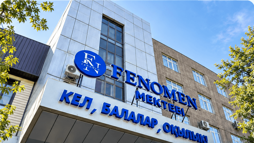 Шымкенттегі Fenomen мектебінің нақты ғимараты